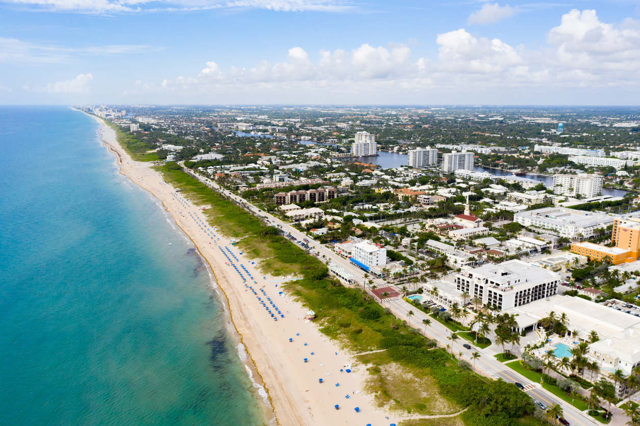 Panoramic Image of Delray Beach, FL